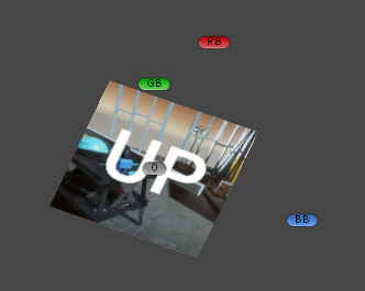 red와 blue가 뒤바뀐 공간