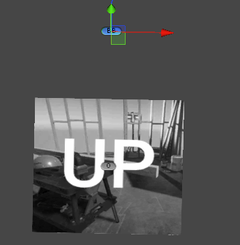 두 색상의 차원이 소실된 공간 (1차원 - 선)