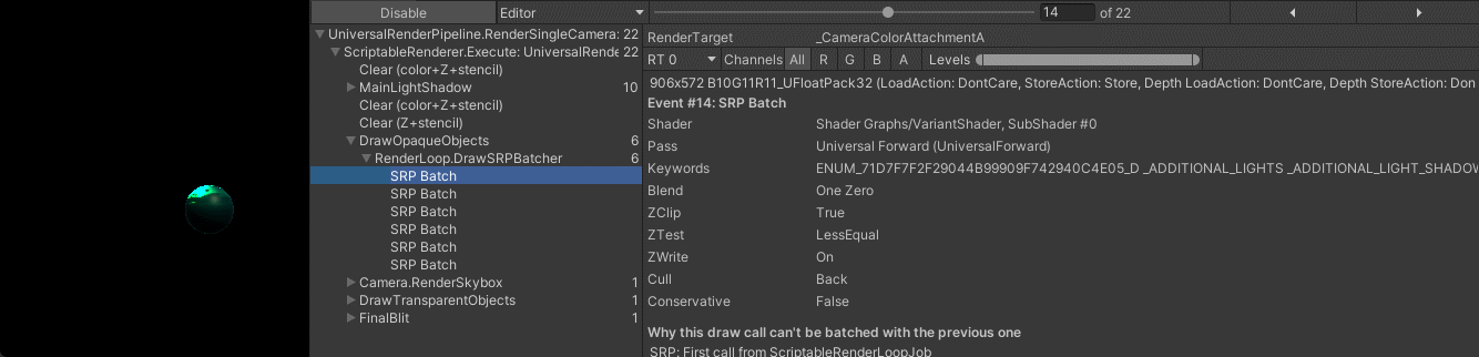 묶이지 않음. Node use different shader keywords 라고 들어보셨습니까?