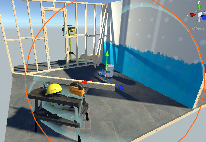 뎁스를 사용한 물체의 접(intersection) 표시 쉐이더