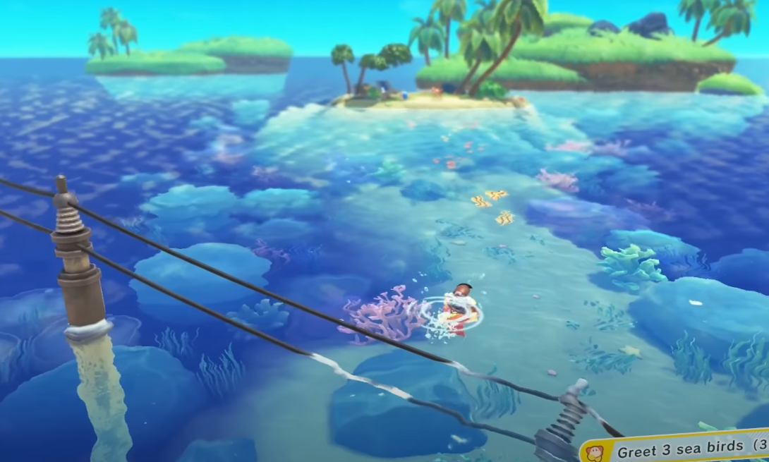 넘어진 전신주와 올라와 있는듯한 땅으로 이곳 또한 ‘길’임을 인지시키며 유도한다